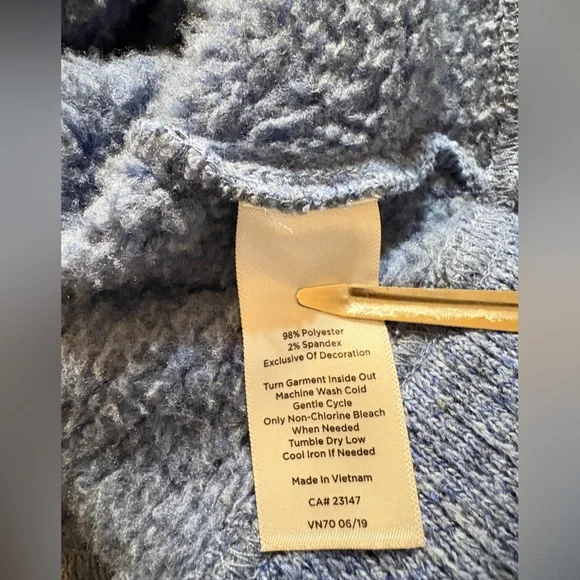 T‎ by Talbots Blue Women's Zip Vest 2XP Chic Layering Piece - Picture 8 of 10